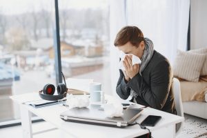 empleado con licencia médica